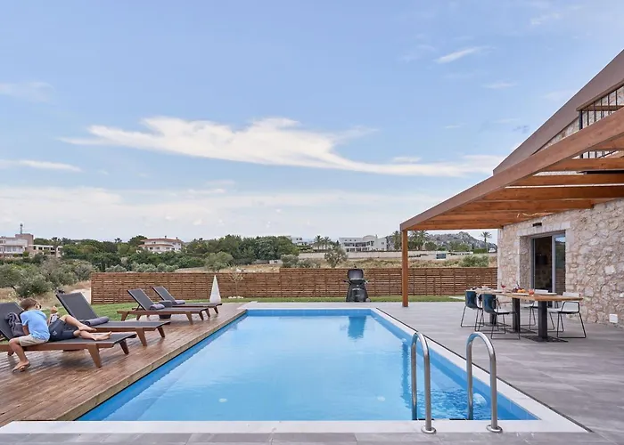 Villa Luxury Rhodes Amel Sea View Private Swimming Pool *