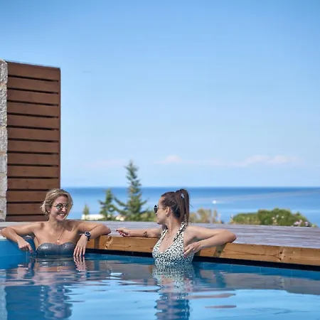 Luxury Rhodes Amel Sea View Private Swimming Pool Willa *
