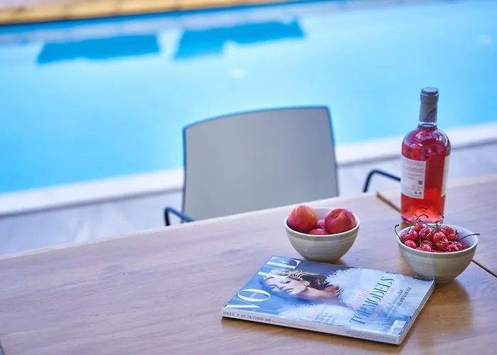 فيلة Luxury Rhodes Amel Sea View Private Swimming Pool *