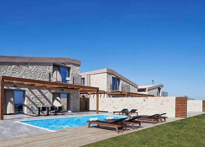 Luxury Rhodes Amel Sea View Private Swimming Pool 别墅